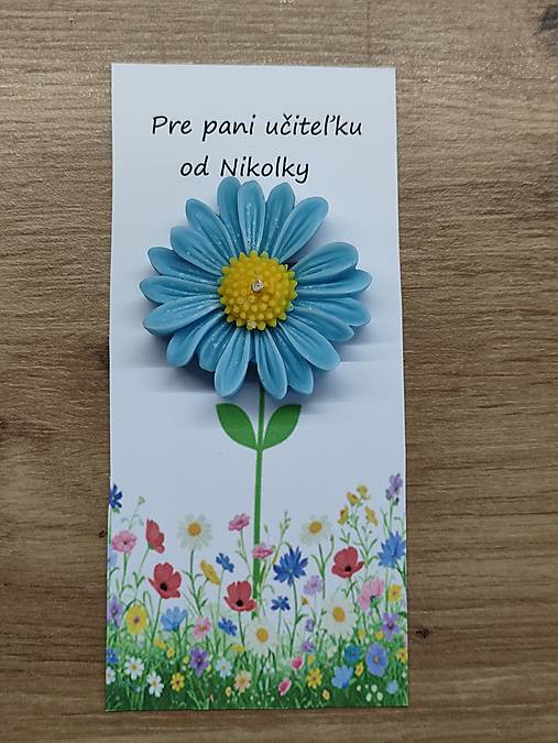 Darček pre pani učiteľku margarétka