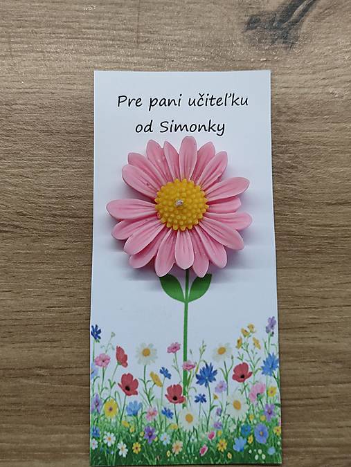 Darček pre pani učiteľku margarétka