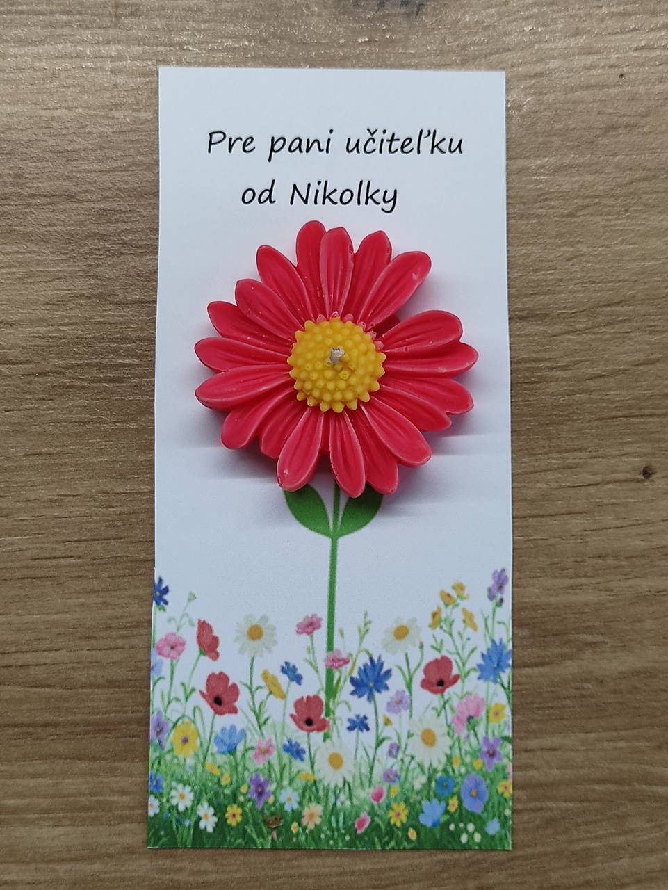 Darček pre pani učiteľku margarétka