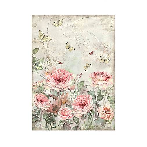 Papier - Ryžový papier Stamperia DFSA 41019 - 18356417_