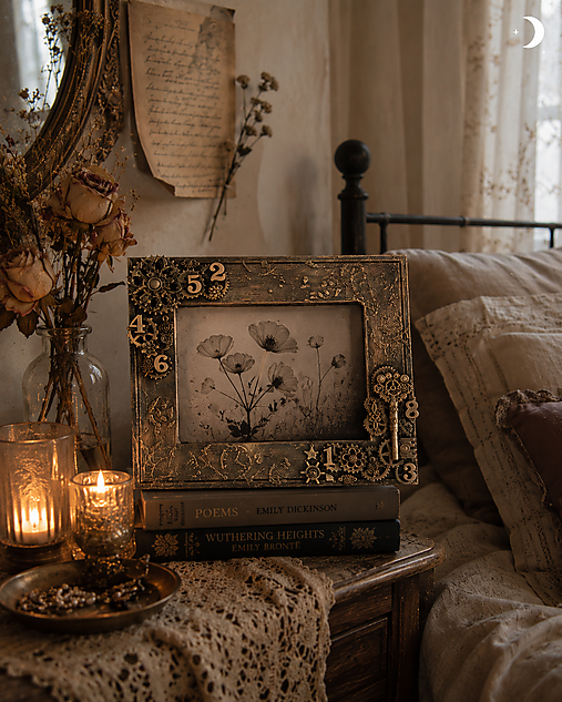 Rámiky - Handmade fotorámik v steampunk štýle "Stratený v čase" - 18355612_
