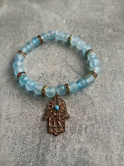 Náramky - Náramok Hamsa - 18357722_