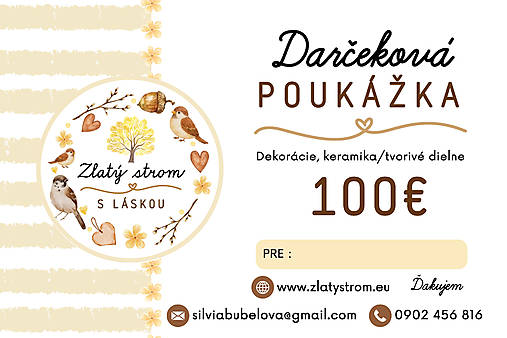 Darčeková poukážka