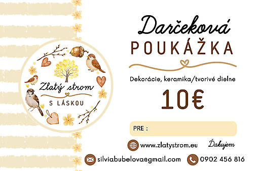 Darčeková poukážka