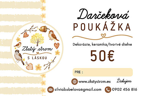 Darčeková poukážka