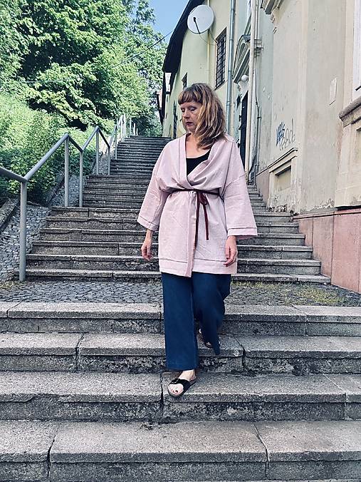 kimono  lanove staroruzove
