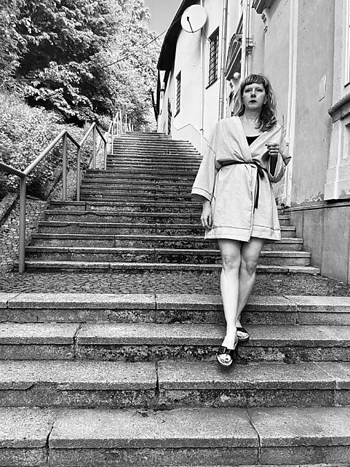 kimono  lanove staroruzove