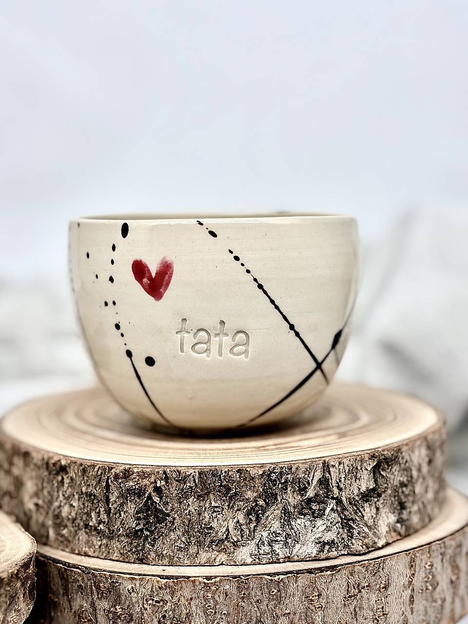 Love is in the air - pohárik cappuccino tata (280ml, bez uška)