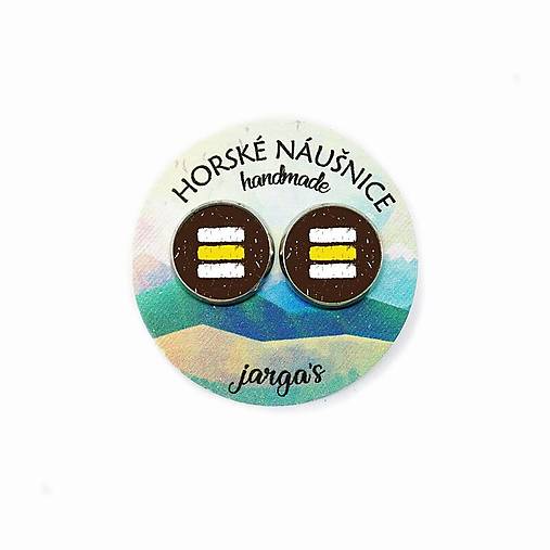 Horské napichovacie náušnice
