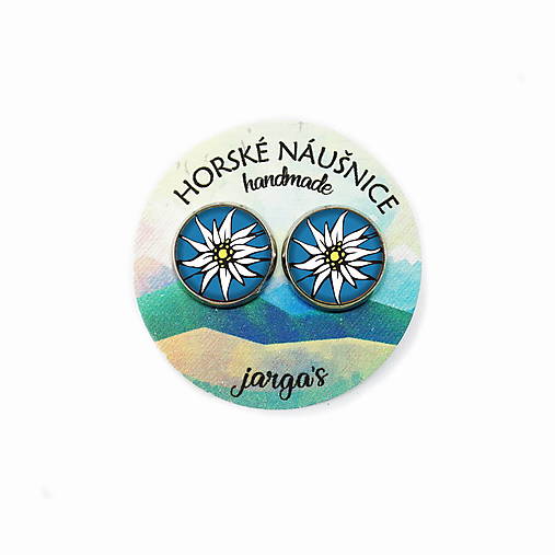 Horské napichovacie náušnice
