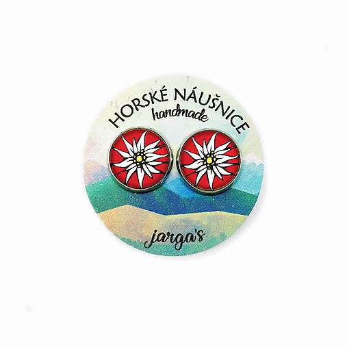 Horské napichovacie náušnice