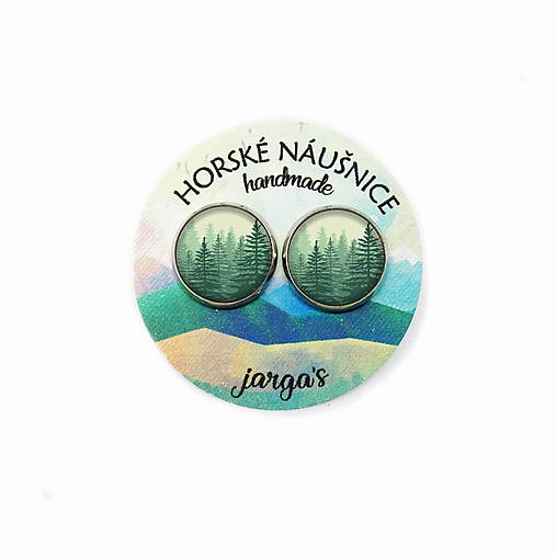 Horské napichovacie náušnice