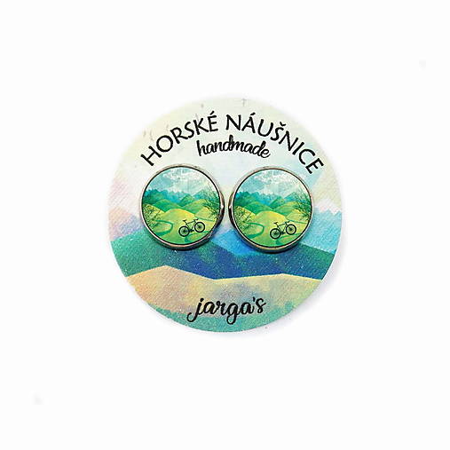 Horské napichovacie náušnice