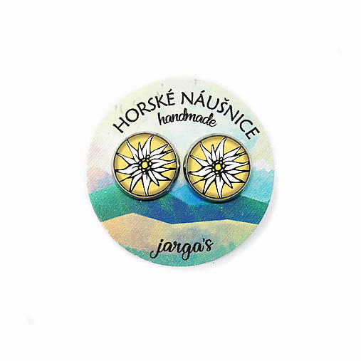 Horské napichovacie náušnice