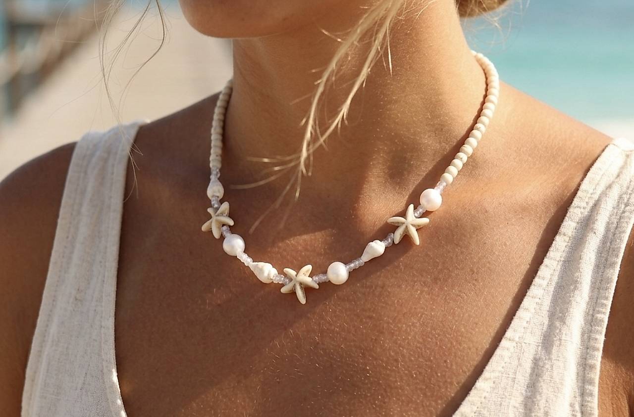 Letný náhrdelník -choker