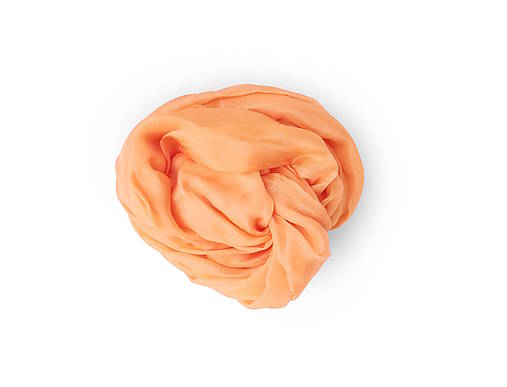 Šály a nákrčníky - "salmon"  hodvábny šál skladom - 18361052_