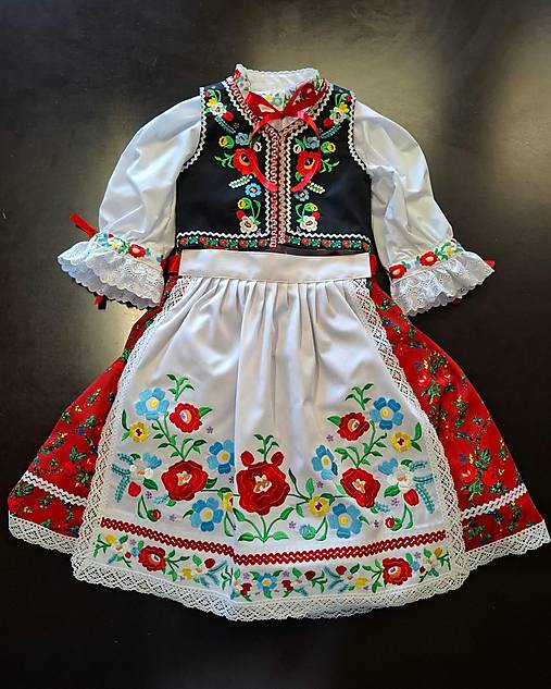 Detské oblečenie - Dievčenský kroj - 18362605_