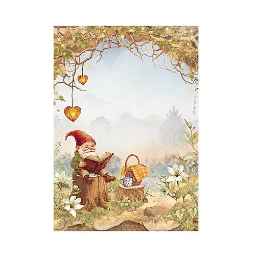 Papier - Ryžový papier Stamperia DFSA 41060 - 18365212_