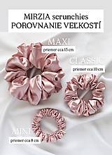 Ozdoby do vlasov - Saténová scrunchie | CLASSIC (Hroznová) - 18364530_