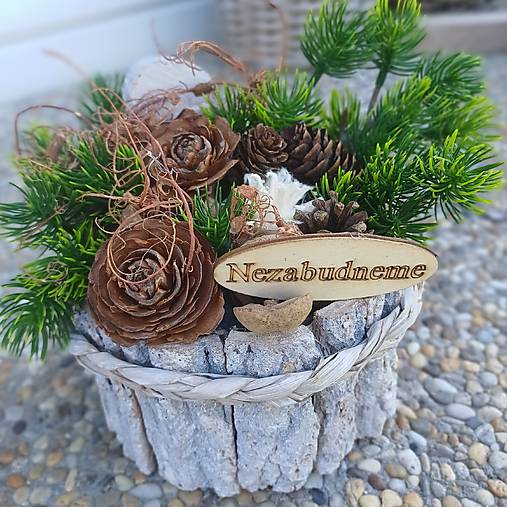 Dekorácie - Ikebana na hrob - 18363999_