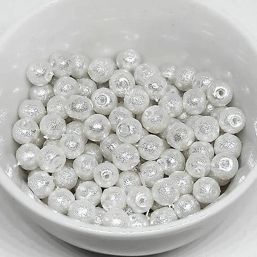 Voskované vrúbkované korálky 4mm-50ks
