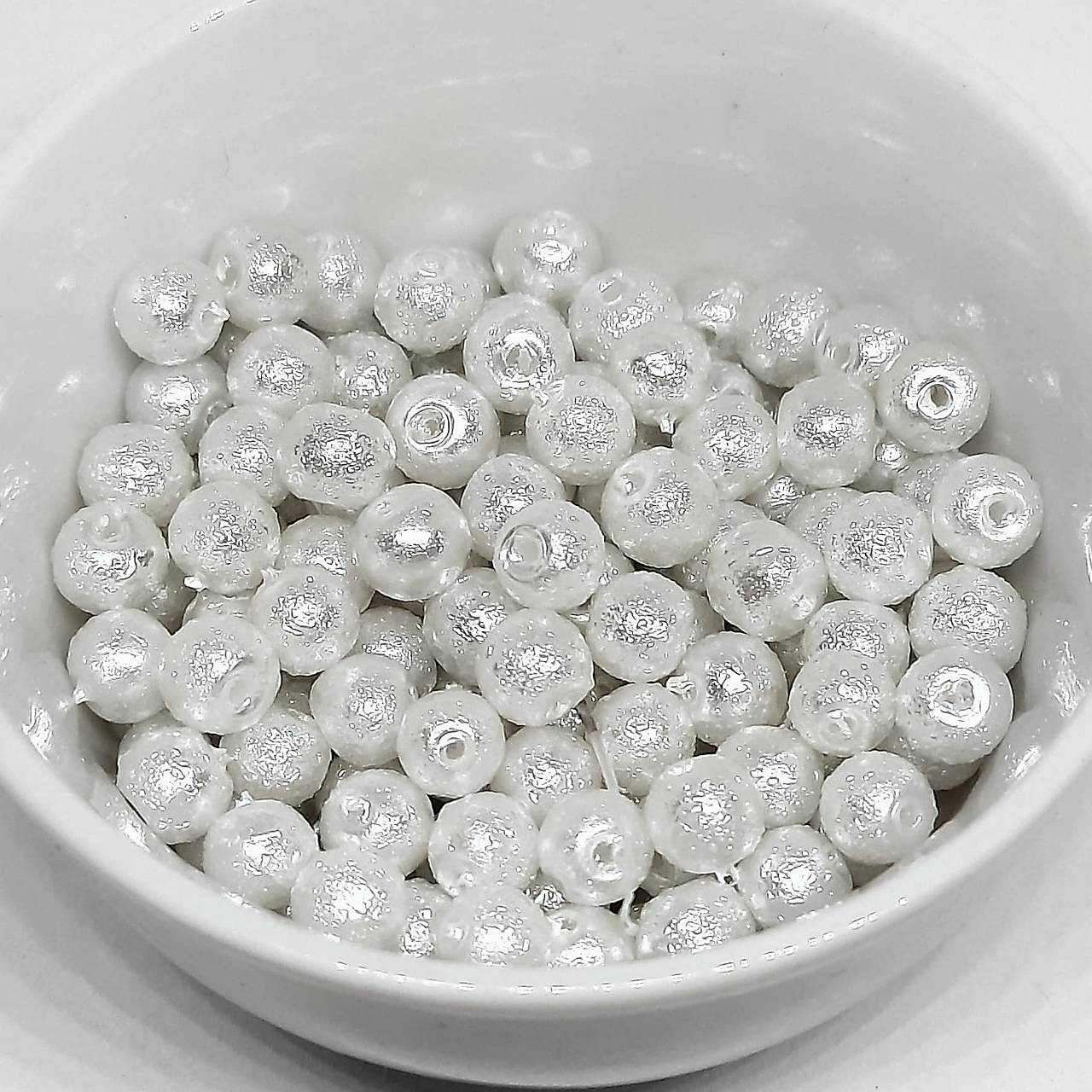 Voskované vrúbkované korálky 4mm-50ks