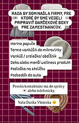 Dekorácie - Vianočné darčeky pre zamestnancov/ ušitie, výroba, návrh od 20 ks - 18371177_