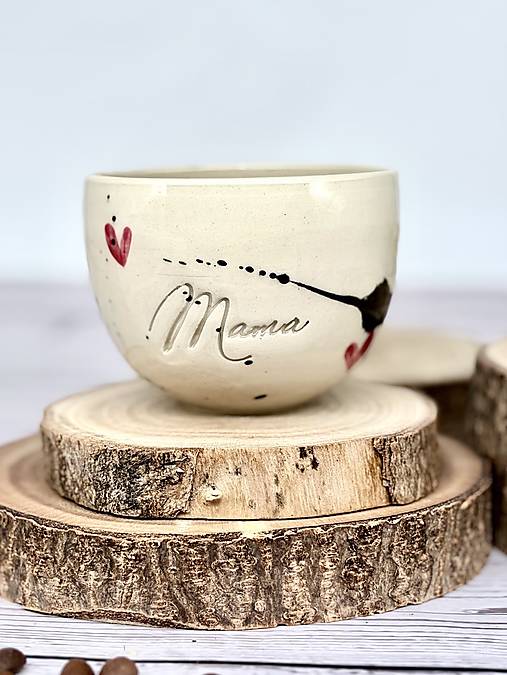 Love is in the air - pohárik capopuccino mama limited (200ml, bez uška)