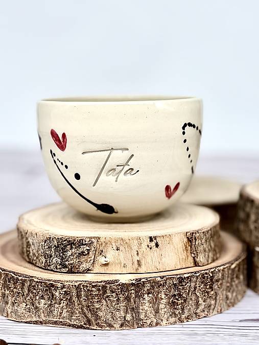 Love is in the air - pohárik cappuccino tata liomited (200ml, bez uška)