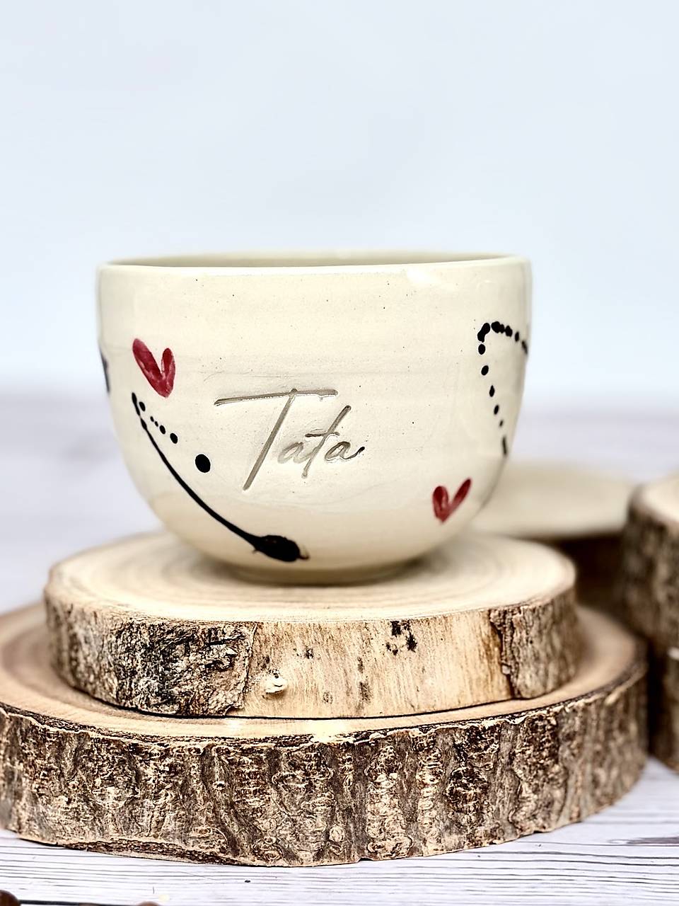 Love is in the air - pohárik cappuccino tata liomited (200ml, bez uška)