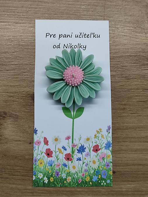 Darček pre pani učiteľku margarétka