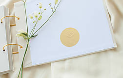 Papiernictvo - Kniha hostí " minimal" - 18373432_