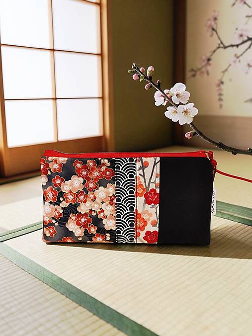 Taštičky - Taštička Japan, kozmetická malá - 18374028_