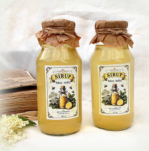 Sirupy - Sirup báza + mäta - 18375003_