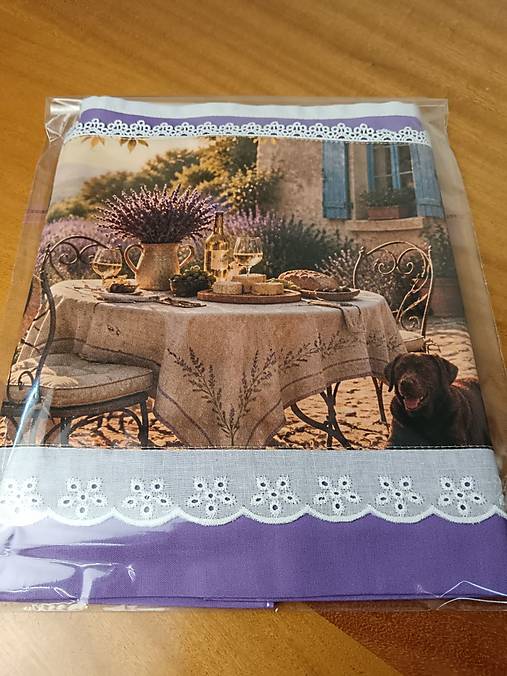 Bavlnená kuchynská utierka 70 × 50 cm – Provensálske ráno – Francúzska kolekcia