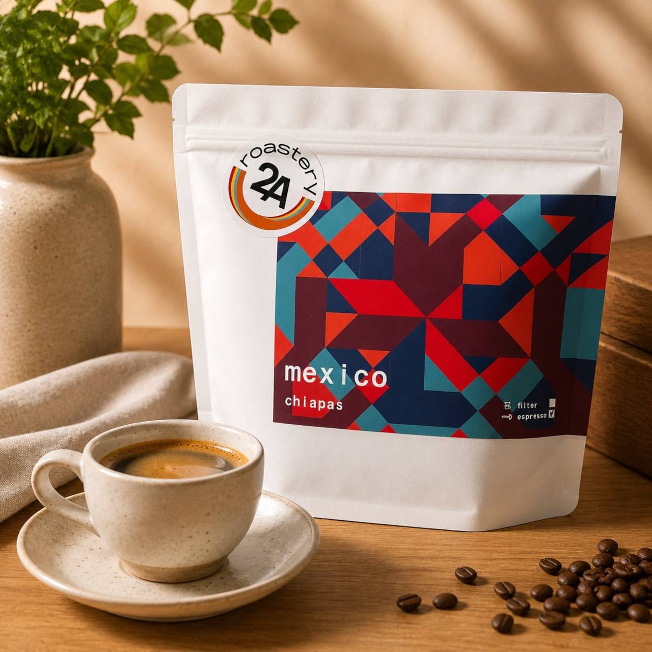 Káva 2A roastery Mexico Chiapas (200 g)