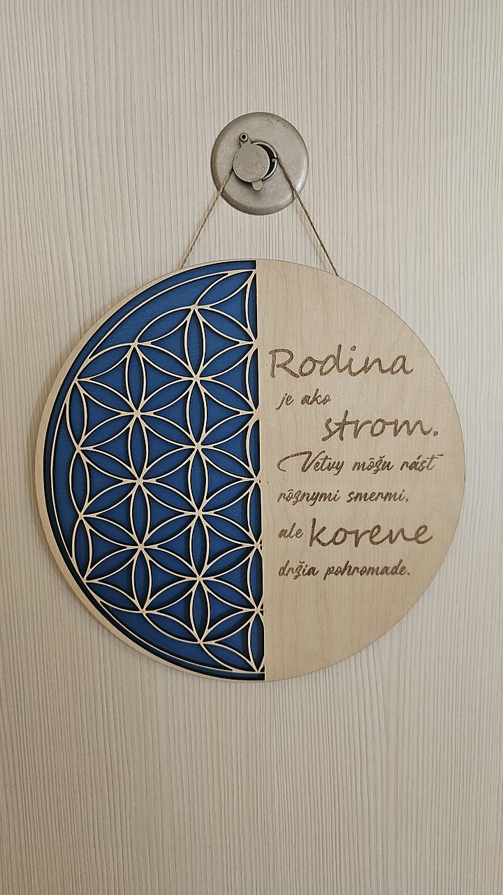 Závesná dekorácia s citátom