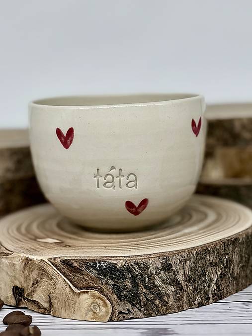Love - pohárik cappuccino táta (200ml, bez uška)