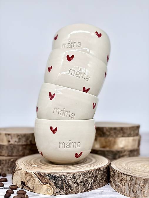 Love - pohárik cappuccino máma (200ml, bez uška)