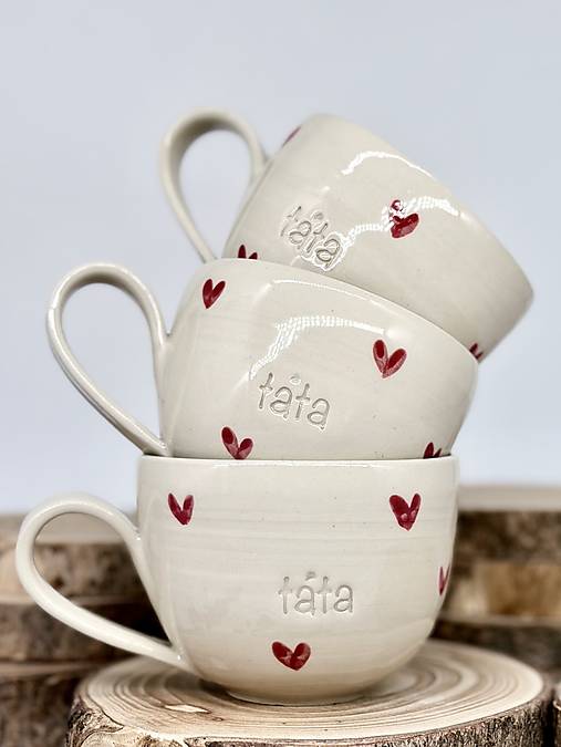 Love - šálka cappuccino táta (200ml, s uškom)