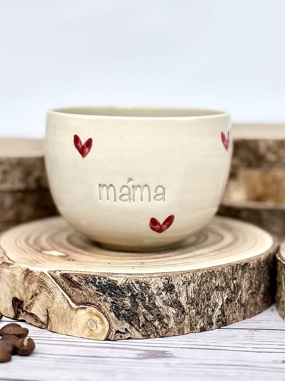 Love - pohárik cappuccino máma (200ml, bez uška)