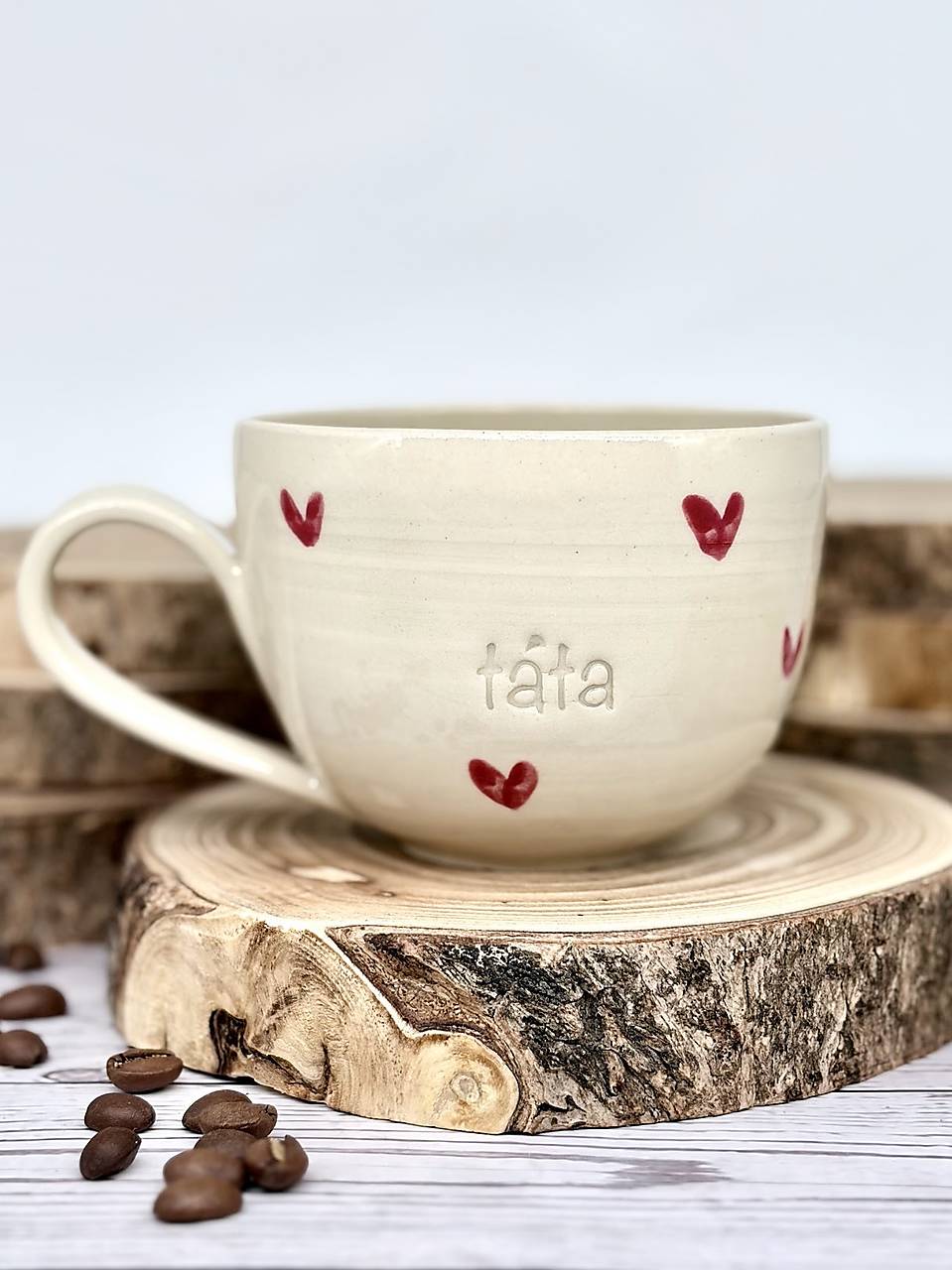 Love - šálka cappuccino táta (200ml, s uškom)