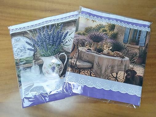 Bavlnená kuchynská utierka 70 × 50 cm – Provence Vintage – Francúzska kolekcia