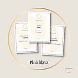 Grafika - Plná hlava | Realistické afirmácie na vytlačenie | PDF na doma | Neuroplasticita | Mentálny pokoj - 18382892_