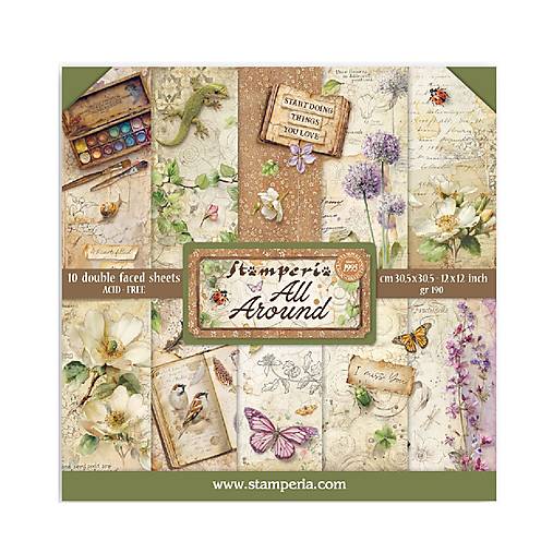 Papier - Scrapbook papier - All Around - Stamperia  - 12x12 - 18383731_