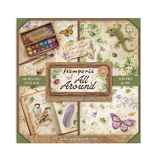 Papier - Stamperia Scrapbook papier All Around 12 x 12 Maxi - 18383740_