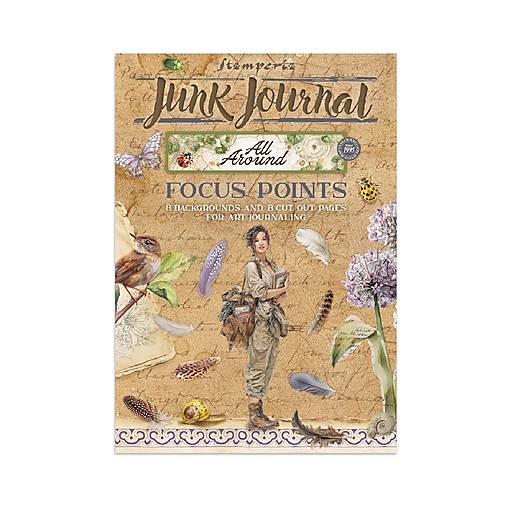 Papier - Junk journal zošit All Around A5 - 18383801_