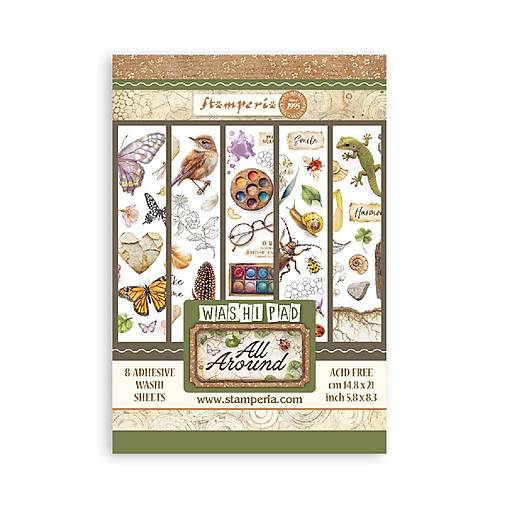 Papier - Stamperia Washi set SBW 33 All Around - 18383843_