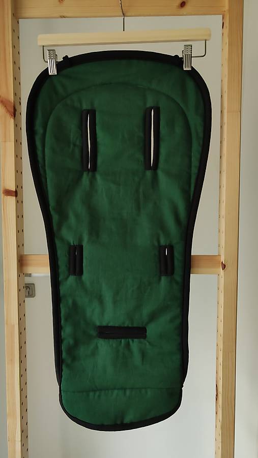 Detský textil - VLNIENKA podložka do kočíka EasyWalker Harvey5 100% Merino Top Super wash Natural 100% ľan zelený - 18384894_