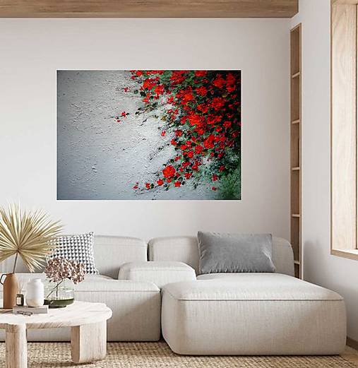 Obrazy - Red Flowers - 18385035_
